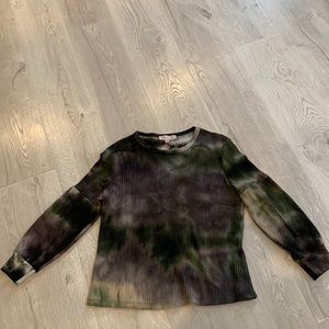 Philosophy women’s Long sleeve tie dye shirt, medium